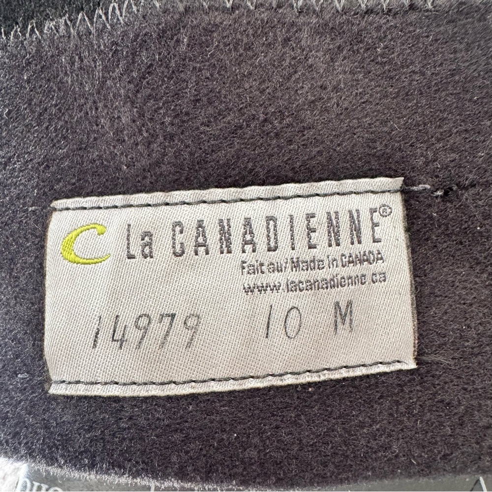 La CANADIENNE Dorina Heeled Boots Sz 10 - Picture 9 of 9